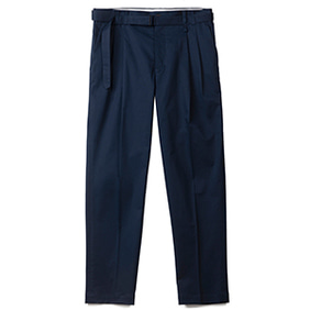 2 PLEATED COTTON TROUSERS